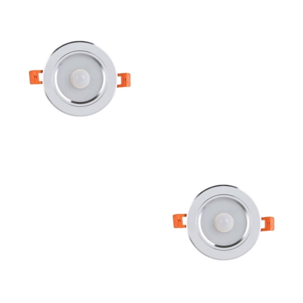 Inteprter Downlight para interior/exterior de bajo consumo y larga vida útil Downlight LED de bajo consumo Luz blanca 7W> Luz blanca 7W,> 2Conjunto