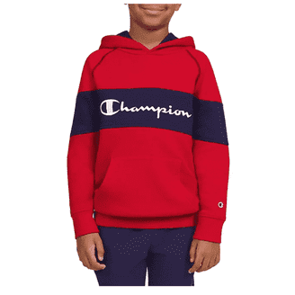 Champion Hoodie Boy's Youth Sweatshirt Crew Neck Kangaroo Pocket