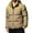 Yellow, variant on Jackets for Men,Winter Coat with Detachable Hood Heavy Duty Insulated Jacket for Extreme Cold Weather Windproof Rainproof Outdoor Ski,Mens Winter Coats,Size:L
