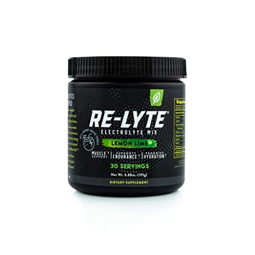 REDMOND ReLyte Electrolyte Drink Mix Lemon Lime, 30 serving SMALL 6.88oz jar