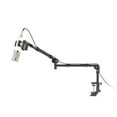 thumbnail image 2 of Adjustable Microphone Desk Stand with Table Clamp Heavy Duty Microphone Boom Arm with Cable Tie for Studio & Streaming, 2 of 10