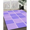 thumbnail image 2 of Ahgly Company Indoor Round Patterned Mauve Purple Area Rugs, 7' Round, 2 of 6