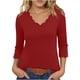 thumbnail image 2 of mfyjkho Tops Para Hacer Ejercicio Para Mujer, Top De Verano Para Mujer Con Cuello En V Y Mangas Cortas De Color Liso Tops Para Hacer Ejercicio Para Mujer Xxxl, 2 of 6