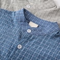 thumbnail image 5 of Tiijoy Boys Plaid Button Down Shirt Casual Lightweight Short Sleeve Pocket Shirt, 5 of 6