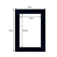 thumbnail image 3 of Torrent Suede Acid Free 11x14 Picture Frame Mats with White Core Bevel Cut for 8x10 Pictures - Fits, 3 of 3