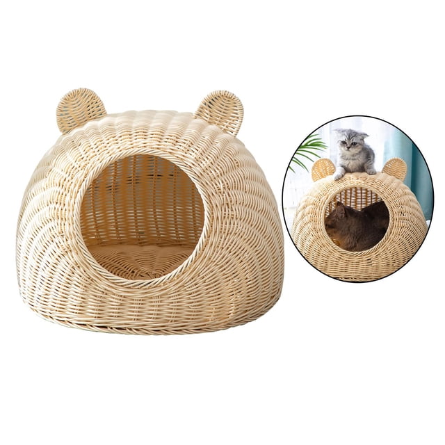 Cama semicerrada para gato Colco Casa de la cama del gato