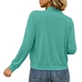 thumbnail image 4 of OGLCCG Cardigan for Women Long Sleeve Open Front Cardigan Sweater Casual Soft Knit Coat S-3XL, 4 of 8