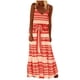 thumbnail image 1 of Puntoco Vestidos Mujer Verano Moda Mujer Verano Casual Estampado V-Cuello Camis Sin Mangas Chaleco Vestido Largo, 1 of 1