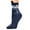 Navy, variant on DQRPSEETB Women Casual Cotton Pattern Lady Socks Tube Comfortable Socks Women No Show Socks,Golf Socks Black