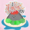 thumbnail image 2 of CafePress - I Lava You Body Suit - Baby Light Bodysuit, Size Newborn - 24 Months, 2 of 4
