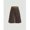 Coffee Brown-L, variant on Coffee Brown High Waist Pleated Wide Leg Bermuda Shorts