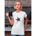 thumbnail image 2 of Crash Or Star Noise Art Shaped T-Shirt Women -Image by Shutterstock, Female 3X-Large, 2 of 4