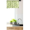thumbnail image 3 of Ambesonne Tropical Window Valance, Exotic Minimal Tree Leaves, 42" x 12", Pastel Green, 3 of 3