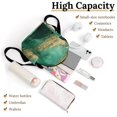 thumbnail image 3 of Abstract Emerald Green Gold Art Small Backpack Cute Mini Backpacks For Woman Lightweight Daypacks, 3 of 8