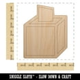 thumbnail image 2 of Tissue Box Wood Shape Unfinished Piece Cutout Craft DIY Projects - 6.25 Inch Size - 1/4 Inch Thick, 2 of 7