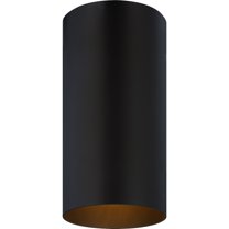 Volume Lighting  1-Light Antique Bronze Outdoor Cylinder Flush Mount