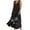 Black, variant on Cotton Linen Dress for Women Summer New Sleeveless Round Neck with Chest Button Design Long Dress Solid Color Casual Flowy Maxi Dresses with Pockets