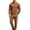 A Coffee, variant on Men's 2 Piece Outfits Crew Neck Sweatshirt Ndbuld Men's Check Crew Neck Sports Solid Color Set Loose Drape Versatile For Fitness And Commuting Two-piece Set Coffee,S