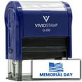 thumbnail image 2 of (3 pack) All Quality Memorial Day Self-Inking Rubber Stamp | Agenda Planning Stamps (Blue Ink) - Q-200, 2 of 7