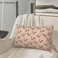 thumbnail image 5 of Lsque Roosters In Floral Pattern Pillow Case – Soft & Cozy Throw Pillow Cover, Hypoallergenic Cushion Case for Sleeping Women with Envelope Closure-14"x20", 5 of 6