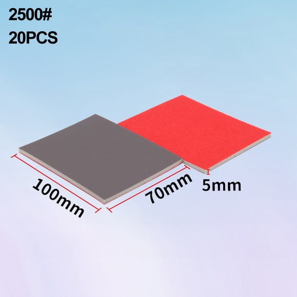 MYG 20 Pcs Grit Sanding Sponge Set,180-2500 Grit Flexible Sanding Pad for Polishing