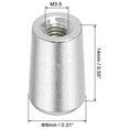 thumbnail image 2 of Metal Guitar 3 Way Toggle Switch Tip Switch Knob Cap M3.5 for Electric Guitar Accessories Silver, 2 of 5