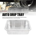 thumbnail image 3 of Steel Oil Drain Pan, Made From Galvanized Steel Steel Oil Drip Pan, rustt Resistant Large Drip Tray Oil Catch Pan Replacement for Automotive and Motorcycle Maintenance, 3 of 7