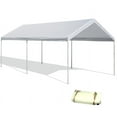 thumbnail image 3 of Valanced 20'X20' White Canopy Replacement Cover Top Roof Tarp Shade Car Motorcycle Boat Jetski or Trade Show Canopy Cover, 3 of 3