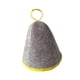 thumbnail image 5 of Accesorios para sombreros de fieltro Cómodo de llevar Turbante para el cabello Gorro de baño multiusos para bañarse Vaporarium Hombres y mujeres gris y amarillo, 5 of 9
