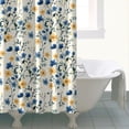 thumbnail image 4 of Waterproof Beautiful Colorful Floral Shower Curtain 72x72 Inch Boho Style Polyester Unique Shower Curtain for Bathroom Hotel Home Decor with 12 Plastic Hooks, 4 of 5
