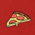thumbnail image 2 of Dalix Pizza Embroidered Zip Hoodie Fleece Long Sleeve Pocket Warm Soft Mens in Red 3XL XXX-Large, 2 of 5
