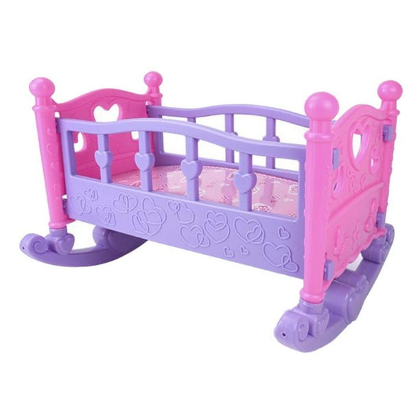 Cuna Mecedora Vogacara Juguete para Bebé Regalo Tipo 2 Rosa 38,5 x 30 x 25 cm