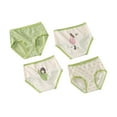 thumbnail image 3 of Ougyinr  Little Girls' Soft Cotton Underwear Kids Cool Breathable Comfort Panty Briefs Toddler Undies(Pack of 4), 3 of 8