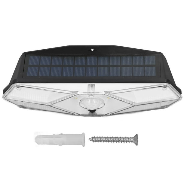 Luz solar LED para exteriores, luz solar para exteriores 104LED, lámpara solar montada en la pared, lámpara solar con ángulo de grado, meticulosamente diseñada Jadeshay A