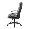 thumbnail image 5 of Boss Office Products CaressoftPlus Vinyl High Back Office Adjustable Executive Chair with Casters, Black, 5 of 9