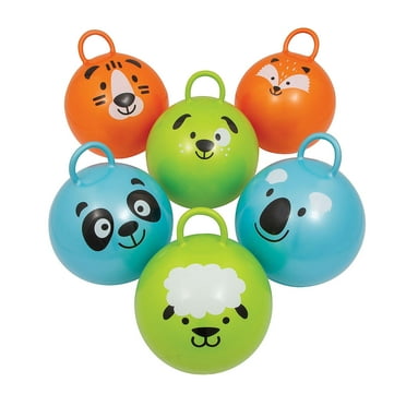 Color Inflatable Bouncing Ball Kids Jumping Hop Ball With Handle For Children Exercise Toys Giant Ball With Handle I2799719672