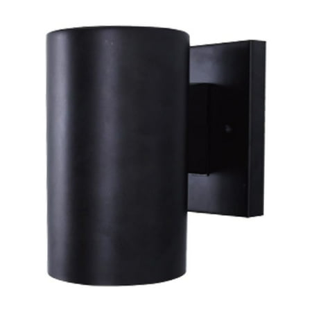 

Better Homes & Gardens 7.5“H Modern Cylinder Outdoor Wall Sconce Bronze Metal Bulb Not Included