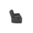 thumbnail image 5 of Titan Furnishings 64" Transitional Faux Leather Reclining Loveseat in Gray, 5 of 15