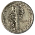 thumbnail image 2 of 1939-D Mercury Dime XF, 2 of 2