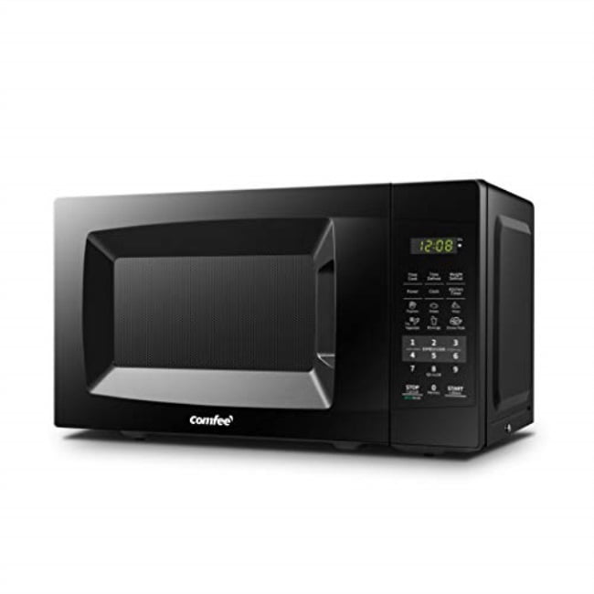 COMFEE' EM720CPL-PM Countertop Microwave Oven with Sound On/Off 0.7 Cu Ft/700W