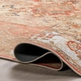 thumbnail image 6 of nuLOOM Dianna SpinClean Cotton-Blend Distressed Medallion Area Rug, 2' x 8', Runner, Dianna Rust, 6 of 10