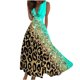 thumbnail image 1 of Vestido Corto de Verano de Moda sin Mangas con Cuello en V Impreso Vestido Casual Grande Del Doblado para Diario, 1 of 5