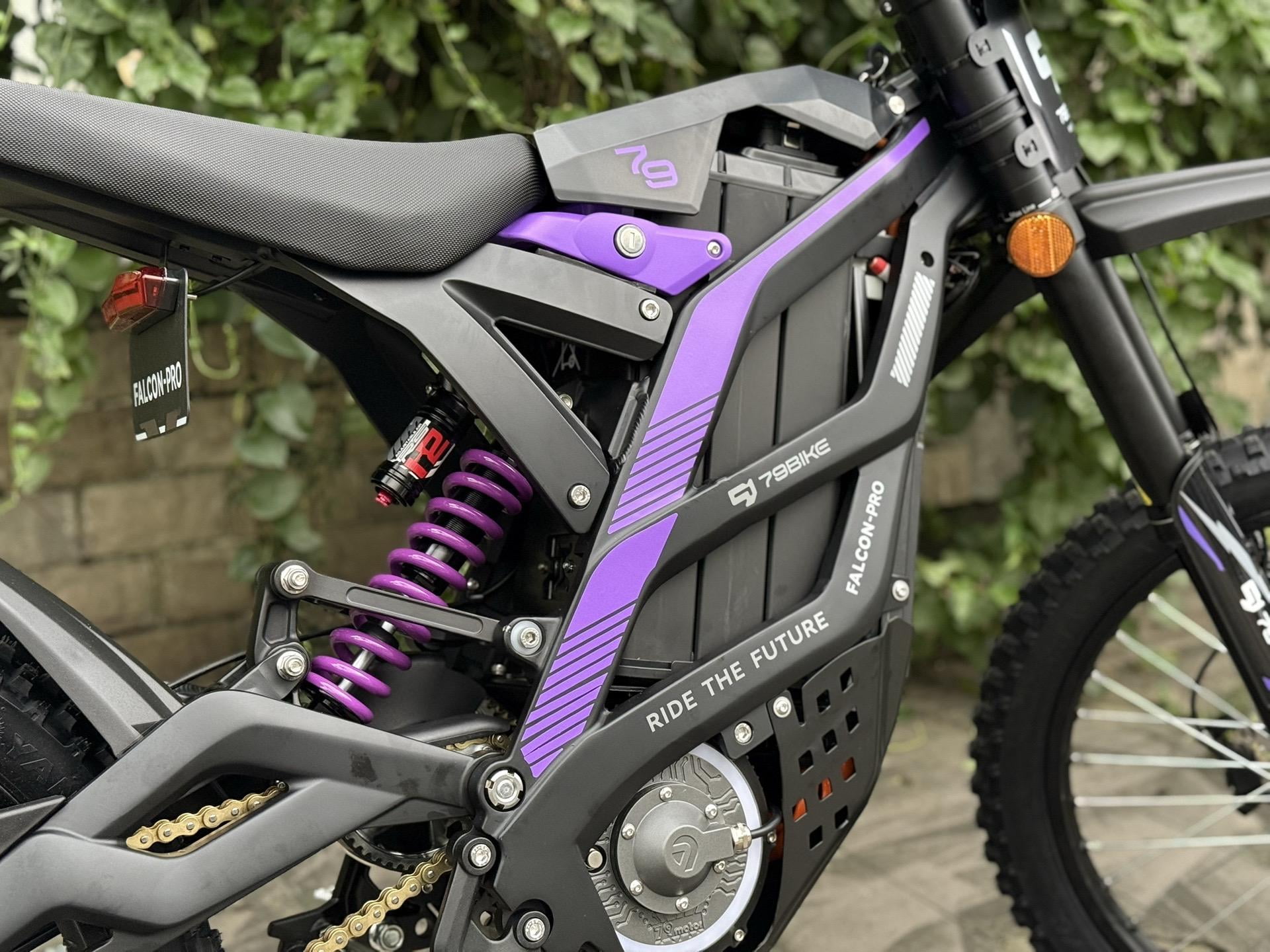 79BIKE Falcon Pro 5000W Electric Dirt Bike for Adults, Off-Road Ebike for Adults with 72V 35AH Battery & All-Terrain 19" Tire 56MPH