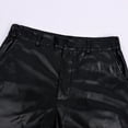 thumbnail image 5 of StSilkitty Mens Leather Pants Elastic Waist Straight Leg Pants with Pockets Lightweight Comfy Fashion Trousers, 5 of 9