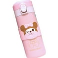 thumbnail image 3 of Botella aislante, diseño bonito, botella de agua, frasco de vacío para estudiantes, color rosa, 350 ML, 3 of 5