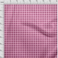 thumbnail image 3 of oneOone Cotton Poplin Pink Fabric Gingham Check Quilting Supplies Print Sewing Fabric By The Yard 56 Inches Wide, 3 of 4