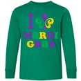 thumbnail image 3 of Inktastic I Love Mardi Gras Long Sleeve Youth T-Shirt, 3 of 5