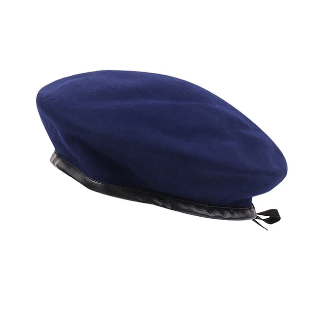 WZXFASHION Simple Solid Color Light Plate Wool Beret For Children Spring/Summer Breathable Face Small Painter Hat Fashion Newsboy Hat Clothing Shoes & Accessories Navy One Size