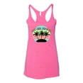 thumbnail image 2 of Wild Bobby, Pastel Color Hot Girl Summer, Streetwear, Women Tri-Blend Racerback Tank Top, Vintage Pink, X-Large, 2 of 4