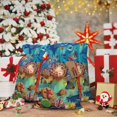 thumbnail image 5 of Fuzoiu Sea World Print Christmas Gift Bag,Burlap Gift Bag with Drawstring Closure & Hang Tag,Perfect for Holidays, Birthdays, and Special Occasions-Small, 5 of 7